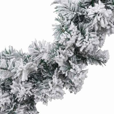 VidaXL Kerstslinger met led-verlichting 5 m pvc groen - thumbnail