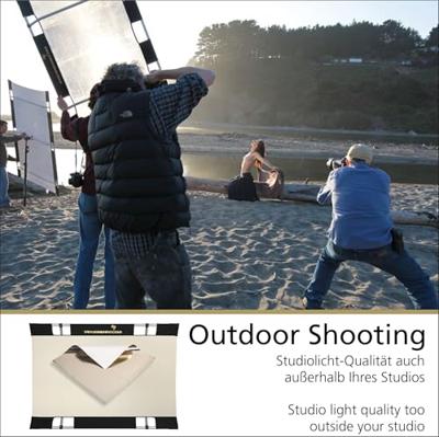 Sunbounce ZEBRA goud Mini Kit 90x125cm