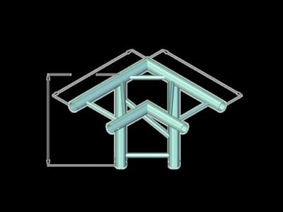 ALUTRUSS DECOLOCK DQ2-SPAL31H 3-way Corner 90° bk ALUTRUSS DECOLOCK DQ2-SPAL31H 3-way Corner 90° bk