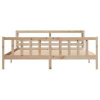 Bedframe zonder matras massief grenenhout 200x200 cm - thumbnail