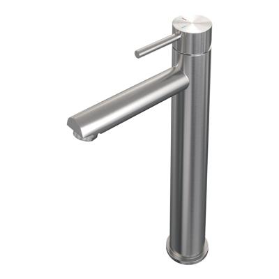 BRAUER Stripe Verhoogde Opbouw Wastafelmengkraan - model A - RVS-kleurig geborsteld PVD 5-NG-002-HD7