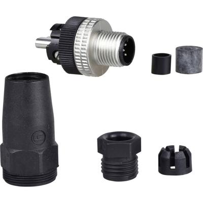 Telemecanique XZCC12MDM50B Sensor/actuator connector Aantal polen (sensoren): 5 Stekker, recht 1 stuk(s)