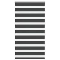 VidaXL Zebra rolgordijn 70x100 cm stofbreedte 65,9 cm zwart - thumbnail