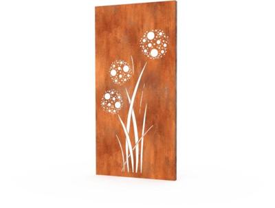 Gerofence Cortenstaal Corten Alium Schutting 100 x 0,5 x 180 cm Geroba - Geroba