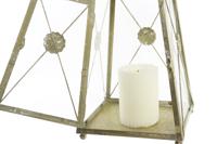 Lantaarn DKD Home Decor Kristal Gouden Metaal (18 x 18 x 36 cm) - thumbnail