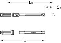 KS Tools 516.1672 516.1672 Momentsleutel 60 - 320 Nm - thumbnail