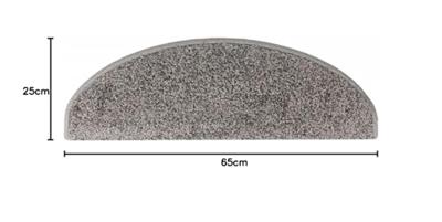 Trapmatten 15 st 65x21x4 cm grijs Trapmatten 15 st 65x21x4 cm grijs