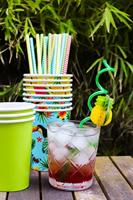 bekers toekan 350 ml karton blauw/geel 8 stuks - thumbnail