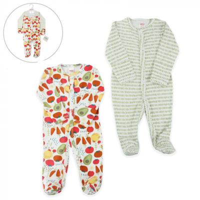 Soft Touch onesie Home Grown junior katoen beige 2 stuks Soft Touch onesie Home Grown junior katoen beige 2 stuks