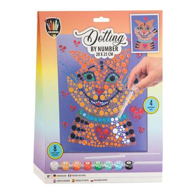 Grafix Dotting op nummer 20x25cm