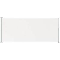 VidaXL Tuinscherm uittrekbaar 200x500 cm crème - thumbnail