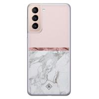Samsung Galaxy S21 Plus siliconen telefoonhoesje - Rose all day - thumbnail