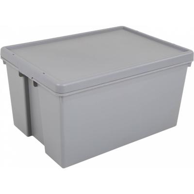 Wham Opbergbox Bam Upcycled 62 Liter 59,5 X 40 Cm Grijs Wham Opbergbox Bam Upcycled 62 Liter 59,5 X 40 Cm Grijs