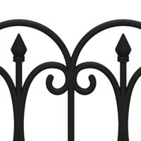 VidaXL Gazonranden 17 st 10 m polypropeen zwart - thumbnail