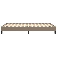 Bedframe stof taupe 120x200 cm - thumbnail
