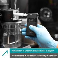ACE A Alcoholtester Zwart 0 tot 4 ‰ Weergave van verschillende eenheden, Alarm, Incl. display, Countdown-functie - thumbnail