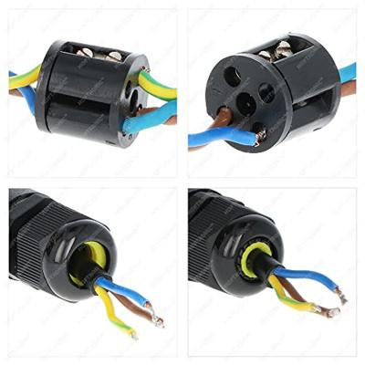 Kabelverbinder - IP68 Waterdicht - Koppelstuk - Geschikt voor 4-12 mm kabeldikte Kabelverbinder - IP68 Waterdicht - Koppelstuk - Geschikt voor 4-12 mm kabeldikte