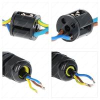 Kabelverbinder - IP68 Waterdicht - Koppelstuk - Geschikt voor 4-12 mm kabeldikte - thumbnail