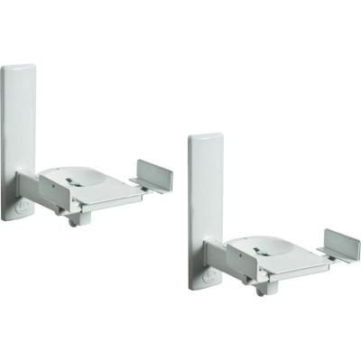 B-Tech BT77 Luidspreker-wandbeugel Kantelbaar, Zwenkbaar Afstand tot de muur (max.): 27.3 cm Wit 1 paar