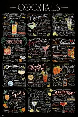 Poster Cocktails 61x91,5cm Poster Cocktails 61x91,5cm