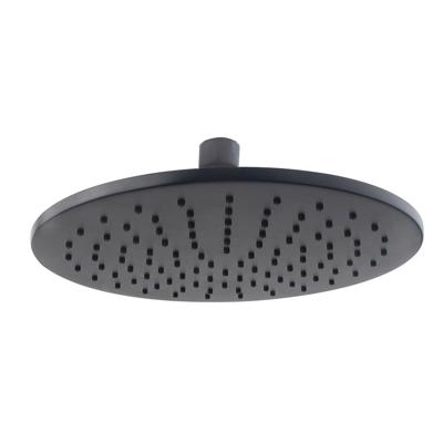 Hoofddouche Aquasplash Cemal Rond 25x0,8 cm Antikalk Mat Zwart Aquasplash