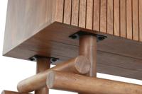 Flessenrek Home ESPRIT Natuurlijk 90 x 45 x 156 cm - thumbnail