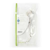 Nedis CAGP22010WT10 Stereo-audiokabel, Spiraal 3,5 Mm Male - 3,5 Mm Male 1,0 M Wit - thumbnail