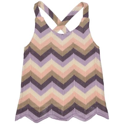 LEVV Meisjes top - Kiron - AOP multi streep