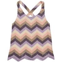 LEVV Meisjes top - Kiron - AOP multi streep - thumbnail