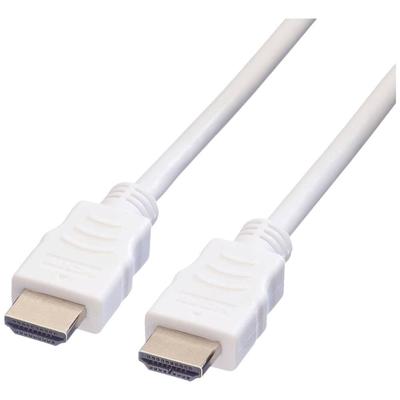 VALUE HDMI High Speed Cable met Ethernet M-M, wit, 2 m VALUE HDMI High Speed Cable met Ethernet M-M, wit, 2 m