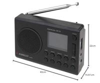 Albrecht DR 70 Transistorradio DAB+, VHF (FM) Zaklamp Zwart - thumbnail