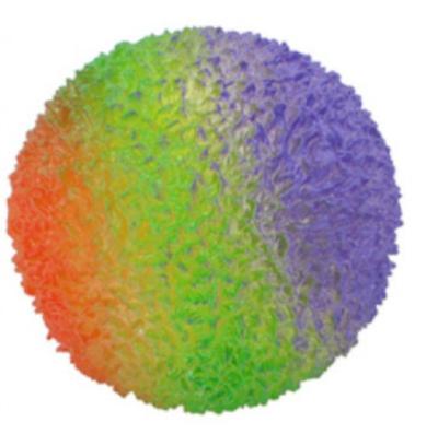 Eddy Toys stuiterbal met licht junior 6,5 cm groen/rood/paars Eddy Toys stuiterbal met licht junior 6,5 cm groen/rood/paars