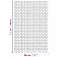 VidaXL Tenttapijt antraciet 300 x 200 cm polyester - thumbnail