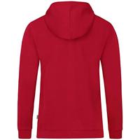 JAKO C6820D Jas Met Kap Organic Dames - Rood - 36 - thumbnail