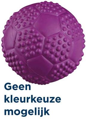 TRIXIE NATUURRUBBER SPORTBAL DIVERSE ASSORTI 5,5X5,5X5,5 CM 4 ST