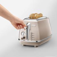 Delonghi CTOT2103.BG Icona Metallics Broodrooster 900W Beige - thumbnail