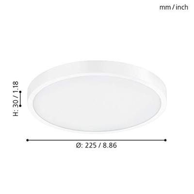 Eglo Led plafonnièreFueva-A Ø 22,5cm - 98292