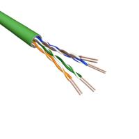 Cat6A U/UTP Kabel - patchkabel - AWG24 - LSZH - Groen - 500m - soepel - thumbnail