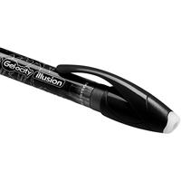 Bic roller Gel-ocity Illusion, zwart, blister met 1 stuk en 2 vullingen - thumbnail
