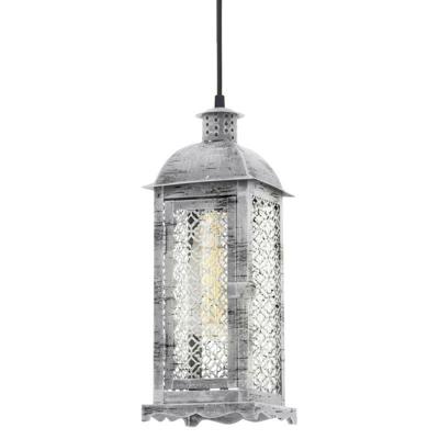 Eglo HanglampVintage Square antiek zilver - 49216