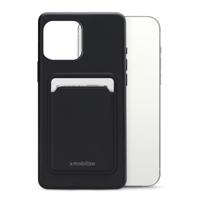 Mobilize Rubber Gelly Card Case Apple iPhone 13 Pro Max Matt Black - thumbnail