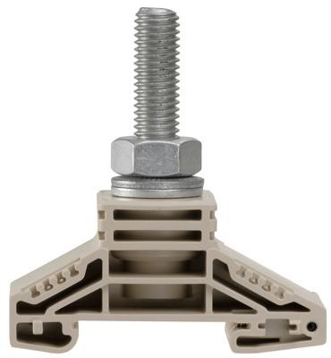 Weidmüller 1780870000 Doorgangsserieklem Boutaansluiting Donkerbeige 20 stuk(s)