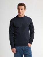 Petrol Knitwear Round Neck Basic M-3050-kwr249 Trui 5092 Royal Navy - thumbnail