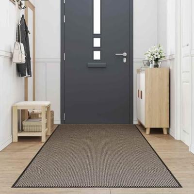 Deurmat 115x400 cm bruin