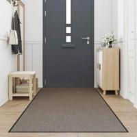 Deurmat 115x400 cm bruin - thumbnail