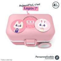 Kinderlunchbox - MONBENTO - 3 vakken - BPA-vrij - MB Tresor Rose Blush - thumbnail