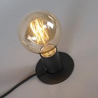 QAZQA Moderne tafellamp zwart - Facil - thumbnail