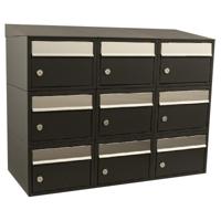 Stoer! Brickset 3-Breed, 3-Hoog Met Dak Zwart - 40215070_3x3d - thumbnail