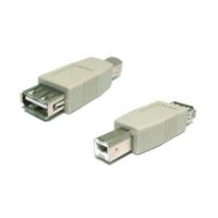 USB A Female to B Male Adapter - thumbnail