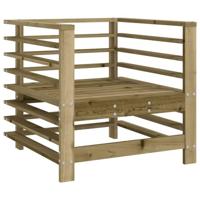 Tuinstoelen 2 st gempregneerd hout - thumbnail